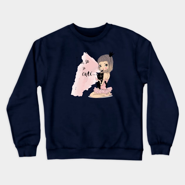 So Cute Crewneck Sweatshirt by EveFarb